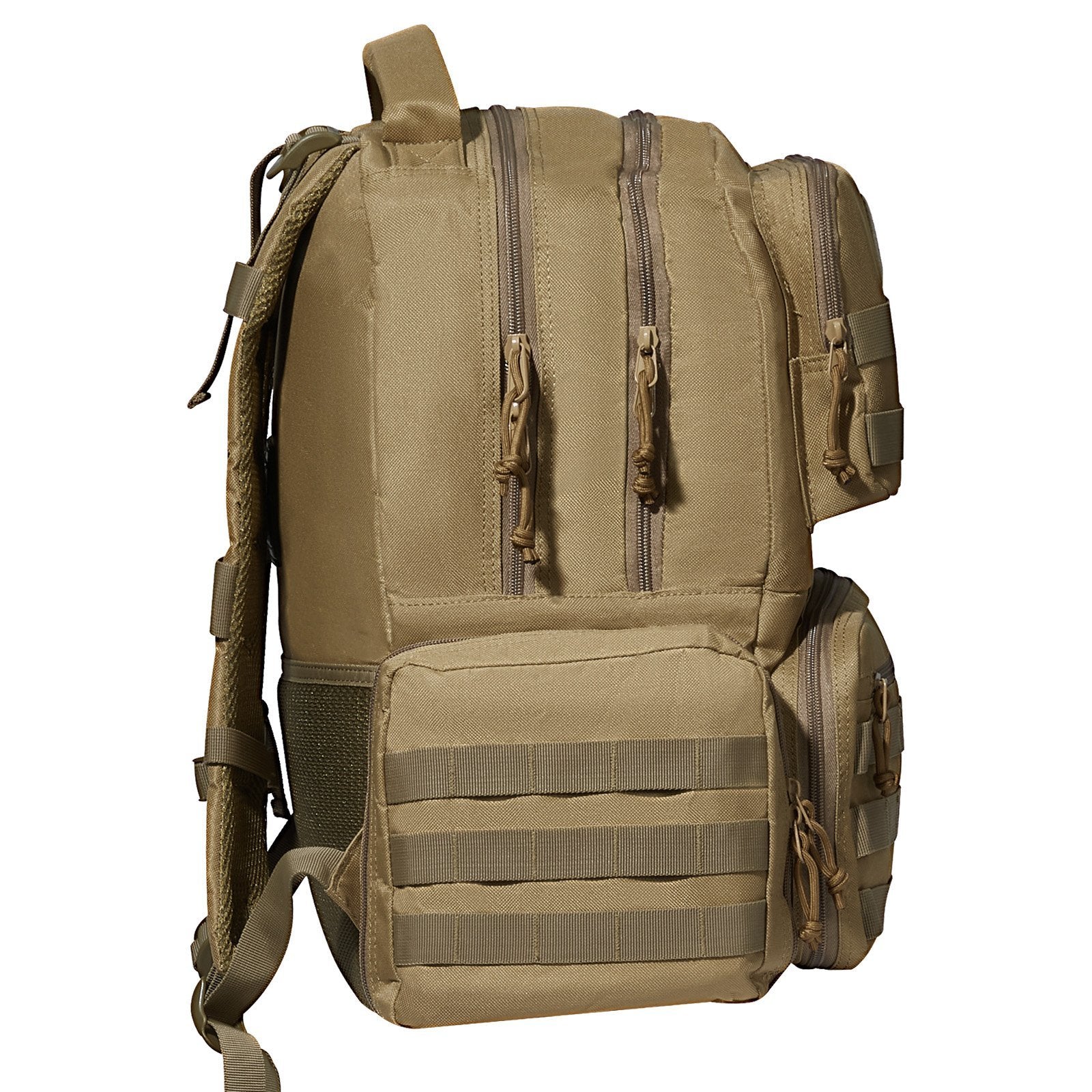 VEVOR Tactical Range Backpack for 6 Pistols - Brown - BagNook