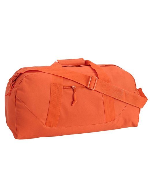 (orange)Game Day Large Duffel w/Adjustable Shoulder Strap - BagNook
