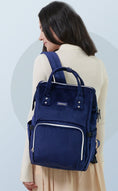 Load image into Gallery viewer, (blue)Tweed Corduroy Backpack - BagNook