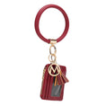 Load image into Gallery viewer, (wine)Jordyn Bracelet with Card Holder by Mia k - BagNook