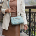 Load image into Gallery viewer, (seafoam)Essie Crossbody Vegan Leather by Mia k - BagNook