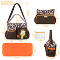 Load image into Gallery viewer, (giraffe_orange)Diaper Bag w/Changing Pad - BagNook