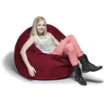 Load image into Gallery viewer, Jaxx 4 ft Cocoon Kids Bean Bag, Cherry - BagNook