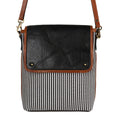 Load image into Gallery viewer, Royce Athens Flap Crossbody - Upcycled Leather - BagNook