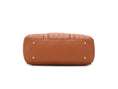 Load image into Gallery viewer, (brown)Luana Quilted Vegan Leather Duffel Bag by Mia k - BagNook