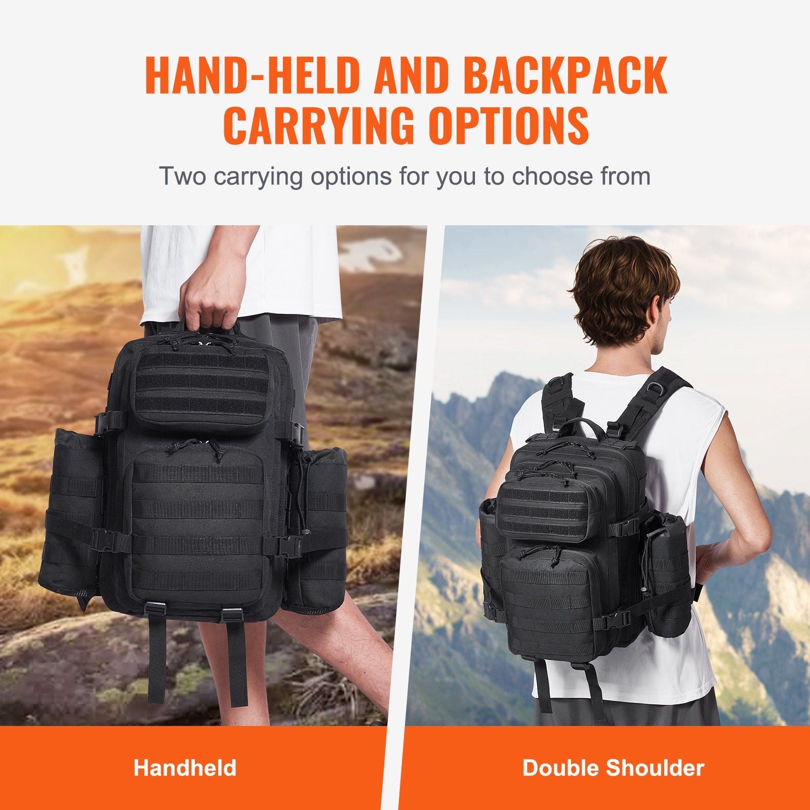 Tactical Backpack 25L Military Backpack with Molle Mode - BagNook