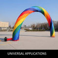 Load image into Gallery viewer, VEVOR Inflatable Rainbow Arch 26ftx10ft 110W w/Blower - BagNook