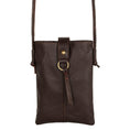 Load image into Gallery viewer, Jennie Small Crossbody bag w/ slim strap - Mahogany Brown - BagNook