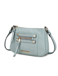 Load image into Gallery viewer, (seafoam)Essie Crossbody Vegan Leather by Mia k - BagNook