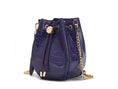 Load image into Gallery viewer, (purple)Cassidy Crocodile Embossed Women's Shoulder Bag by Mia k - BagNook