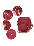 Load image into Gallery viewer, (red)Winona Vegan Leather Crossbody by Mia k - BagNook
