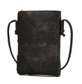 Load image into Gallery viewer, (black)Amentia Crossbody Vegan Leather Bag by Mia K - BagNook