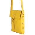 Load image into Gallery viewer, Jane Long Crossbody w/Top Flap & Tassel - Canary Yellow - BagNook