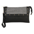 Load image into Gallery viewer, Millie Houndstooth Print Convertible Crossbody - BagNook