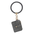Load image into Gallery viewer, (charcoal)Jordyn Bracelet with Card Holder by Mia k - BagNook