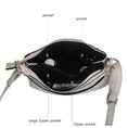 Load image into Gallery viewer, (gray)Elaina Multi Pocket Crossbody Handbag by Mia K - BagNook