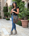 Load image into Gallery viewer, Kathmandu Collection | Vibrant Patchwork Bee Crossbody/Hobo Bag - BagNook