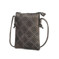 Load image into Gallery viewer, (pewter)Leysha Vegan Leather Crossbody Handbag by Mia K - BagNook