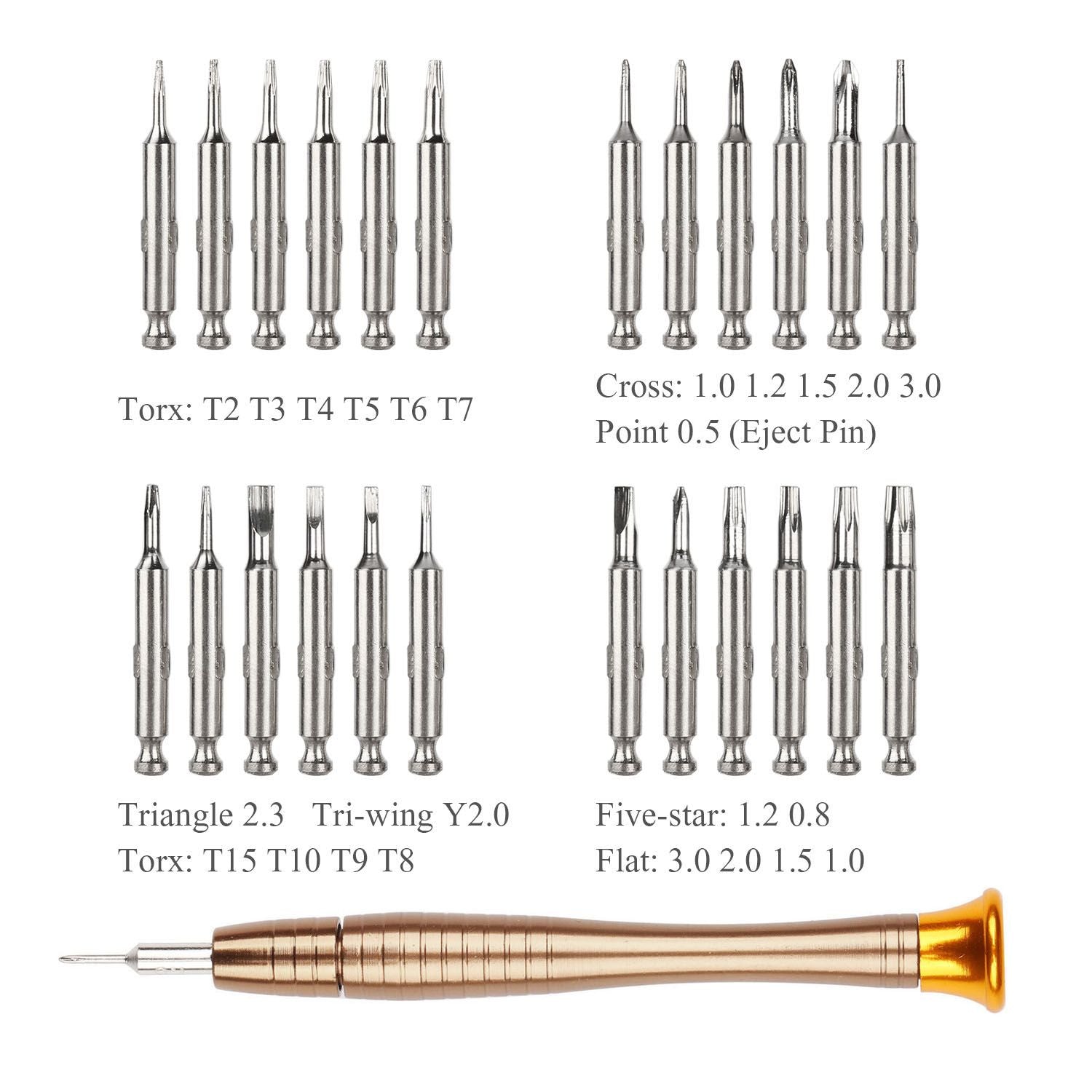 Multipurpose Precision Screwdriver Wallet Kit w/swivel head - BagNook