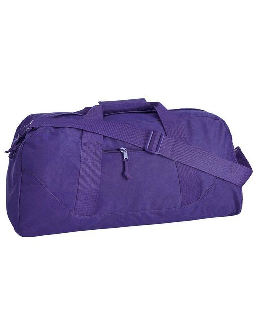 (purple)Game Day Large Duffel w/Adjustable Shoulder Strap - BagNook