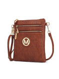 Load image into Gallery viewer, (cognac)Scarlett Crossbody Handbag by Mia k - BagNook