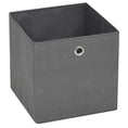 Load image into Gallery viewer, Storage Boxes 4 pcs Non-woven Fabric 11"x11"x11" - Gray - BagNook