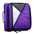 Load image into Gallery viewer, (deep purple)The Universal - 2 Inch Zipper Binder w/Laptop Pocket - BagNook