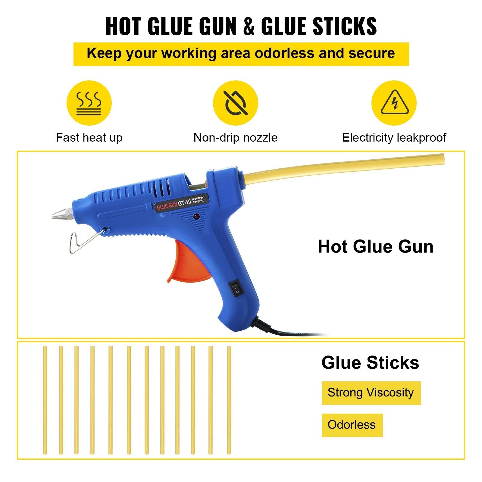 VEVOR Dent Removal Tool, 89pc - Paintless Dent Repair Tools, w/LED Reflector Board - BagNook