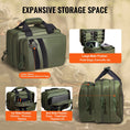 Load image into Gallery viewer, VEVOR Tactical Pistol Bag with 2 Pistol Cases - Green - BagNook