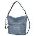 Load image into Gallery viewer, (denim)Sierra Hobo Handbag Vegan Leather by Mia K - BagNook