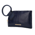 Load image into Gallery viewer, (navy)Simone Clutch/Wristlet Handbag Vegan Leather by Mia k - BagNook