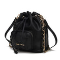 Load image into Gallery viewer, (black)Azalea Vegan Leather Women Bucket Bag by Mia K - BagNook