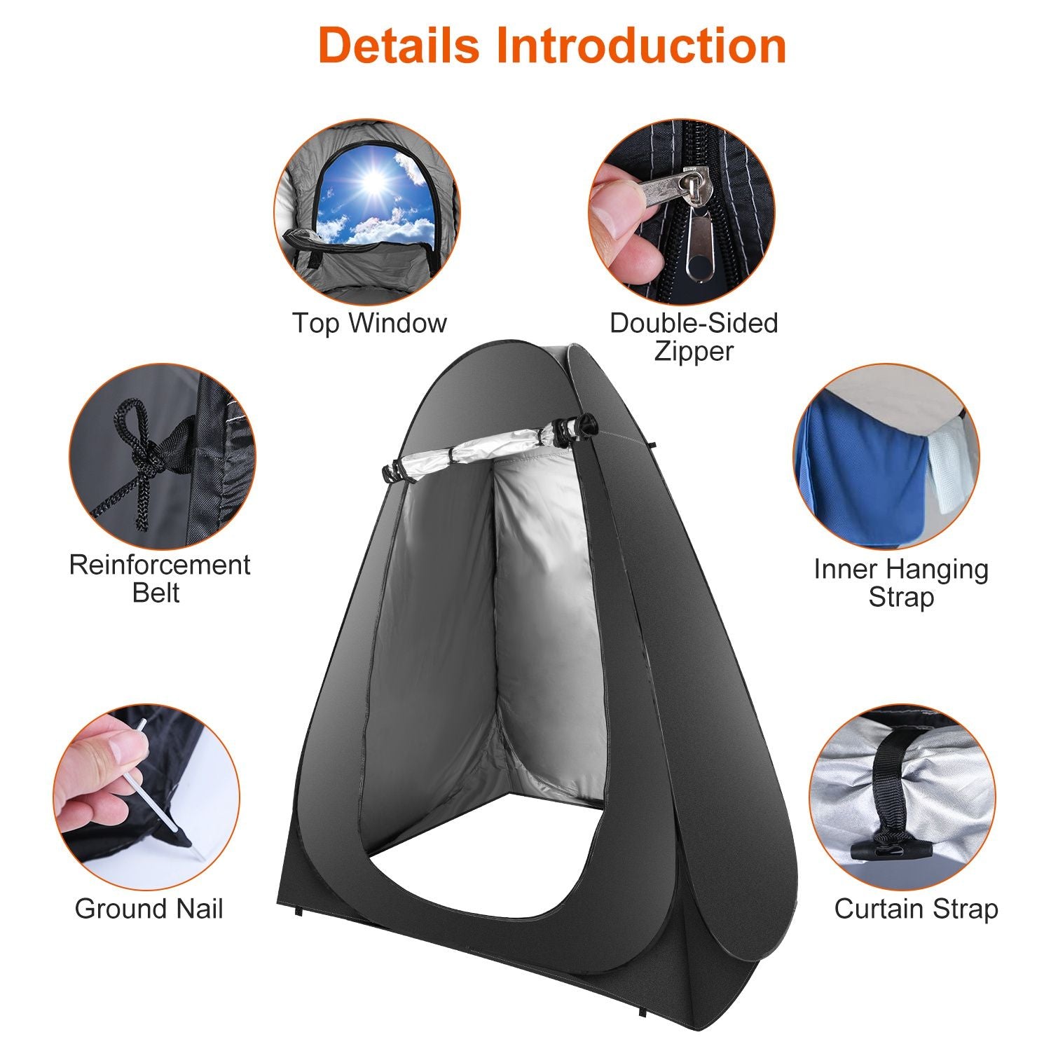 Popup Foldable Privacy Tent - BagNook