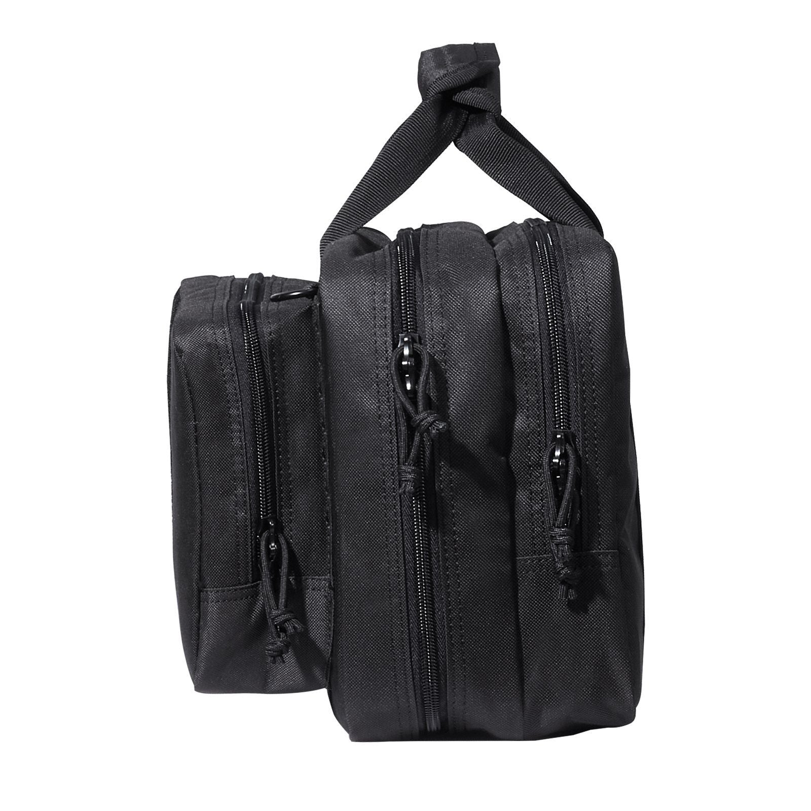 VEVOR Tactical Pistol Bag with 2 Pistol Cases - Black - BagNook