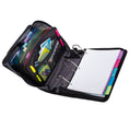 Load image into Gallery viewer, (jet black)The King-Sized Zip Tab -4 Inch Binder w/Removeable file folder - BagNook