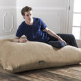 Load image into Gallery viewer, Jaxx 5.5 ft Pillow Saxx Bean Bag Pillow, Camel - BagNook
