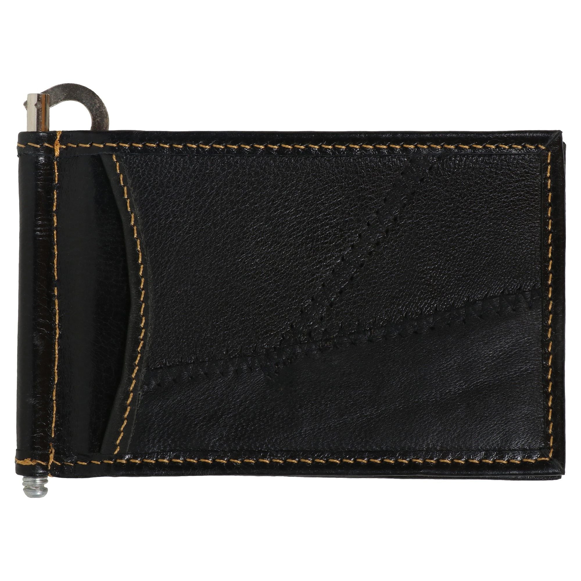 Black Money Clip- Upcycled - BagNook