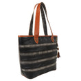 Load image into Gallery viewer, Inde Black Tote - Upcycled Leather - BagNook