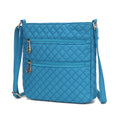 Load image into Gallery viewer, (turquoise)Lainey Solid Quilted Crossbody by Mia K - BagNook