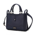Load image into Gallery viewer, (navy)Melody V-Leather Tote by Mia K - BagNook
