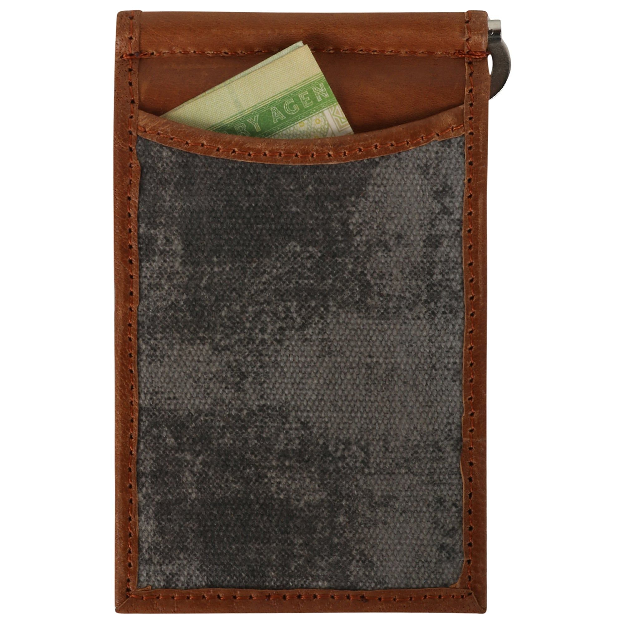 Grey Money Clip - Upcycled - BagNook