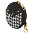 Load image into Gallery viewer, Millie Houndstooth Print Keyfob Coin Purse - BagNook