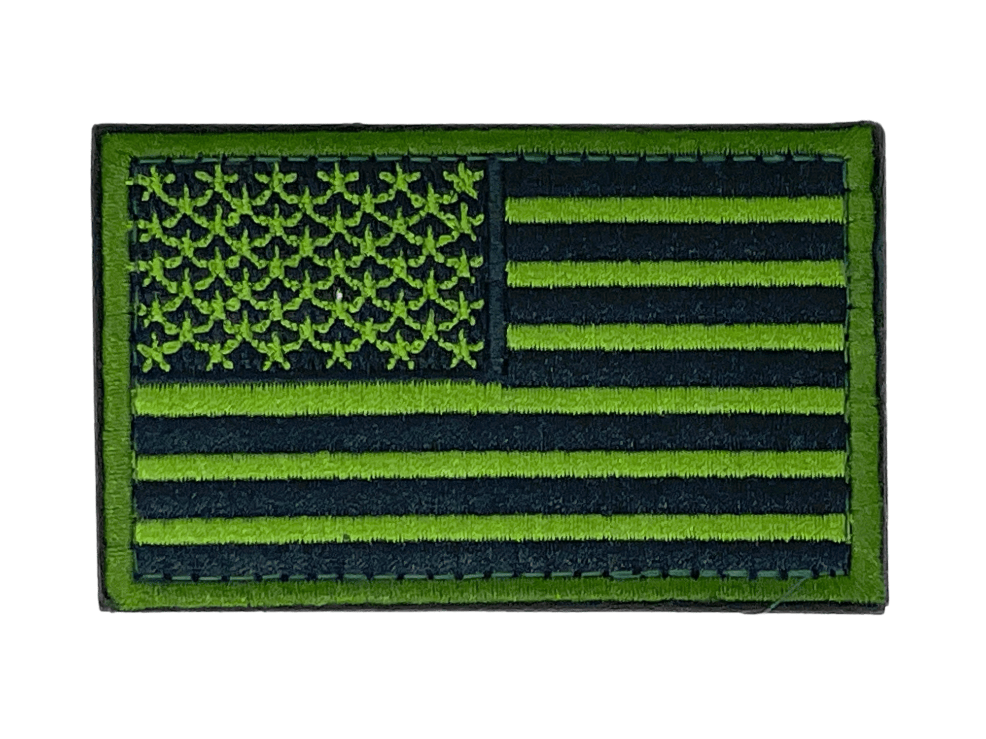 (green)Tactical USA Flag Patch w/Detachable Backing - BagNook