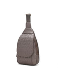 Load image into Gallery viewer, (pewter)Cleisy M Embossed Women Sling Bag by MKF - BagNook
