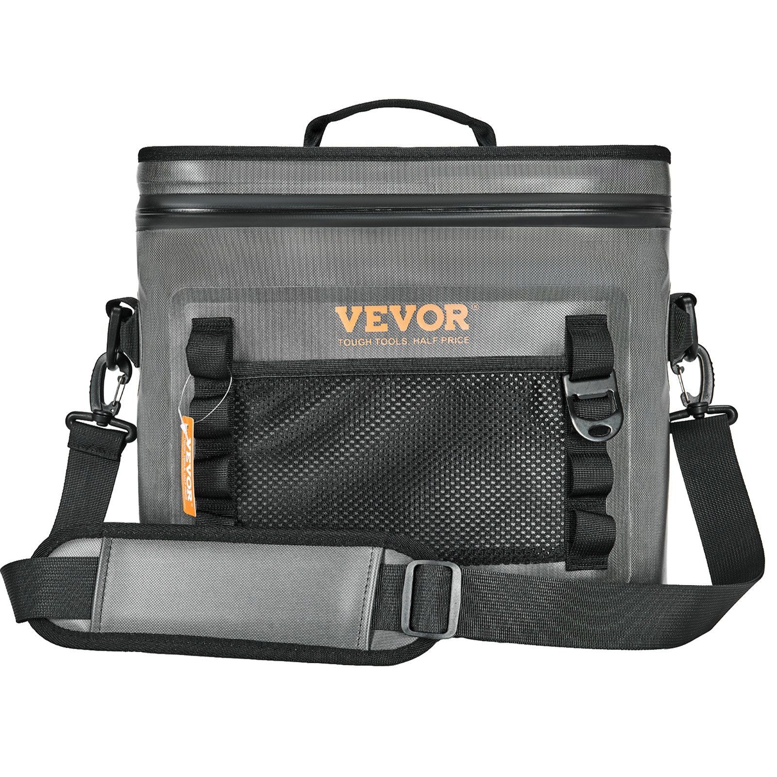 VEVOR Soft Cooler Bag, 24 Cans, Dark Gray - BagNook