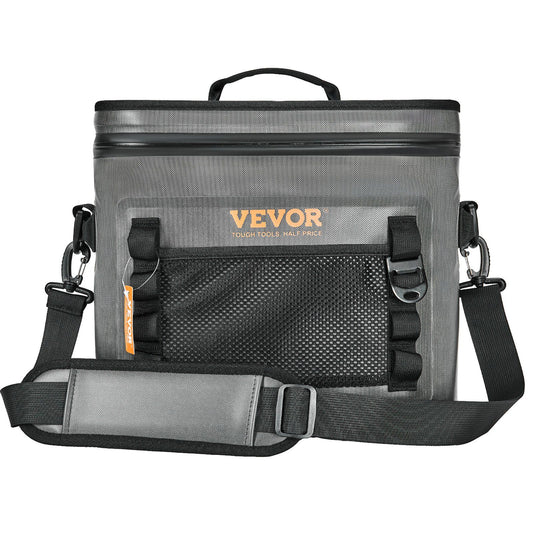 VEVOR Soft Cooler Bag, 24 Cans, Dark Gray - BagNook