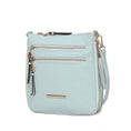 Load image into Gallery viewer, (light blue)Angelina Crossbody Handbag Purse by Mia K. - BagNook