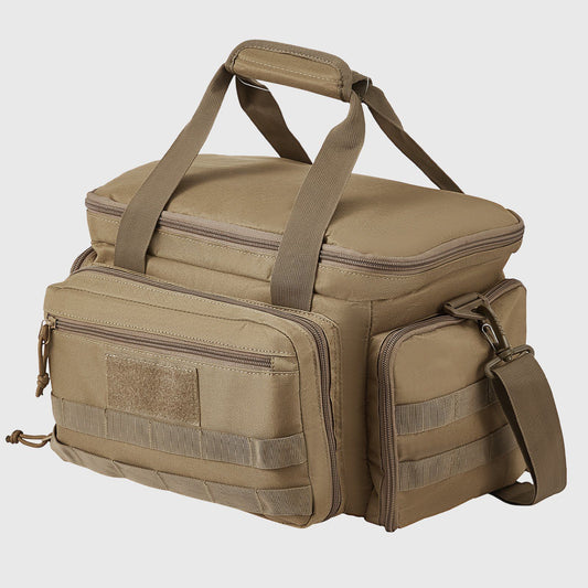 VEVOR Tactical Range Bag for 4 Pistols - Brown - BagNook