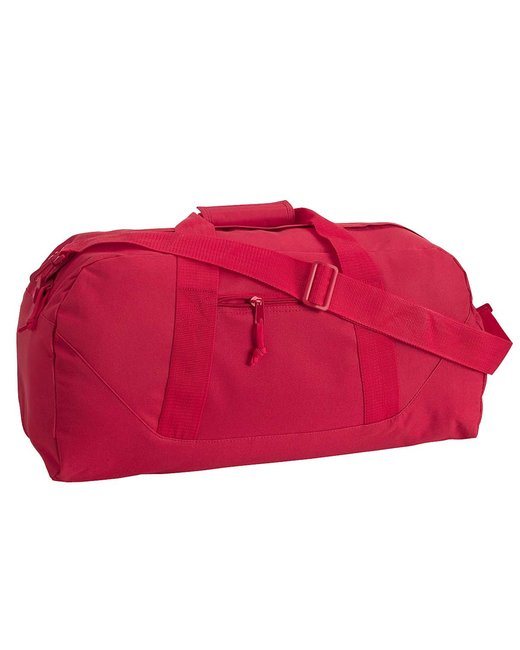 (red)Game Day Large Duffel w/Adjustable Shoulder Strap - BagNook