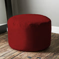 Load image into Gallery viewer, Jaxx Saxx 3 ft Round Bean Bag - Cinnabar - BagNook